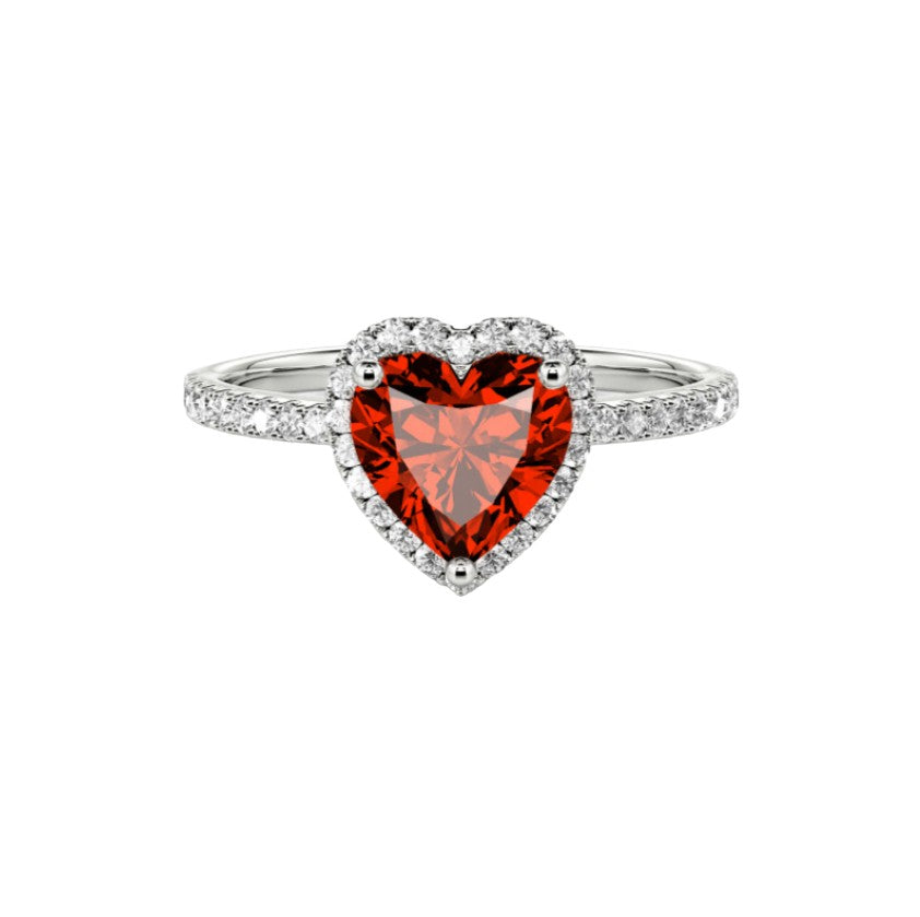 Lovers Loop Ruby Ring