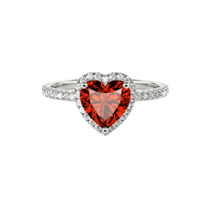 Lovers Loop Ruby Ring