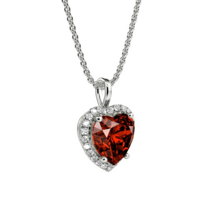 Enchanted Love Ruby Necklace