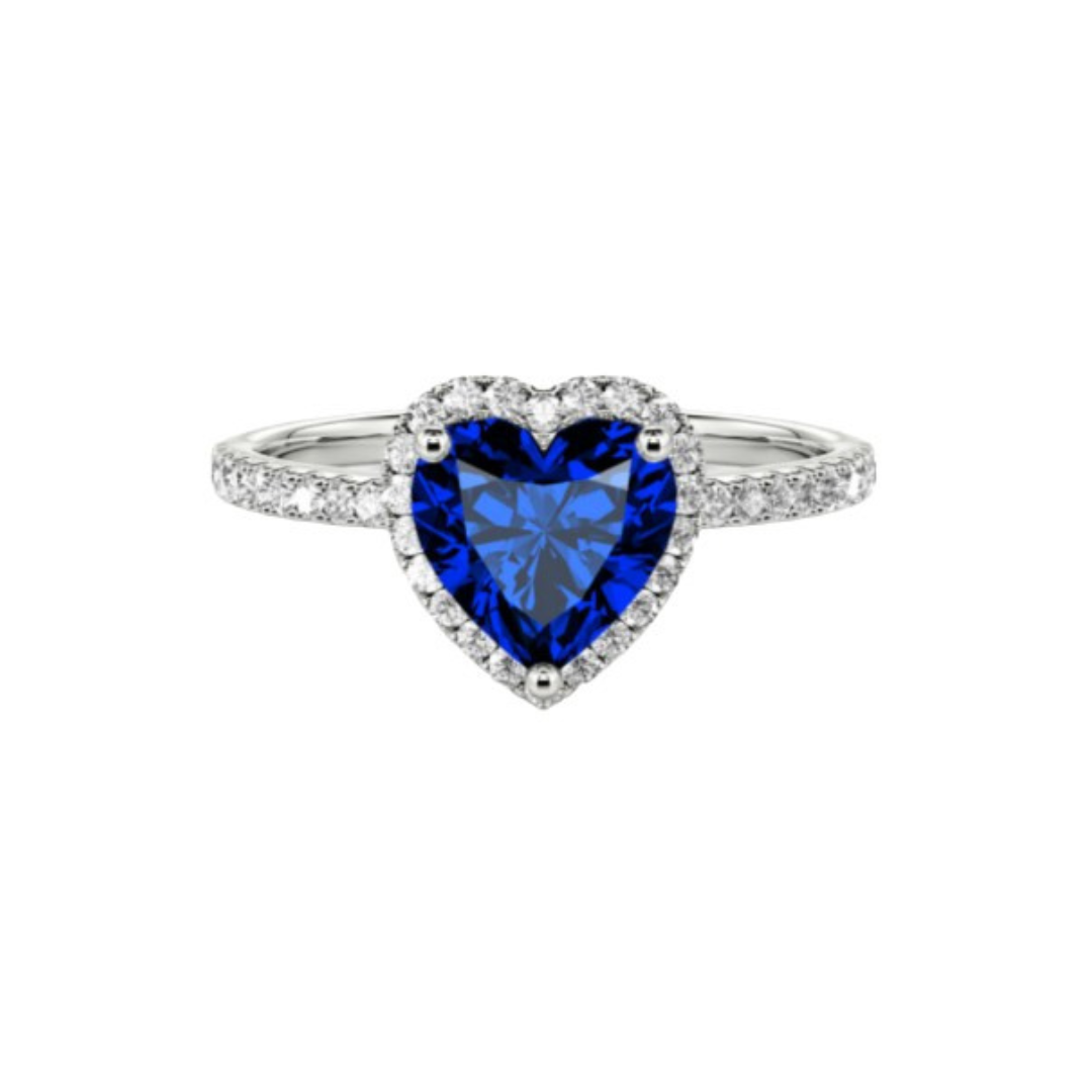 Lovers Loop Sapphire Ring