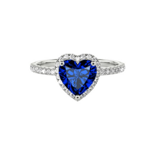 Lovers Loop Sapphire Ring