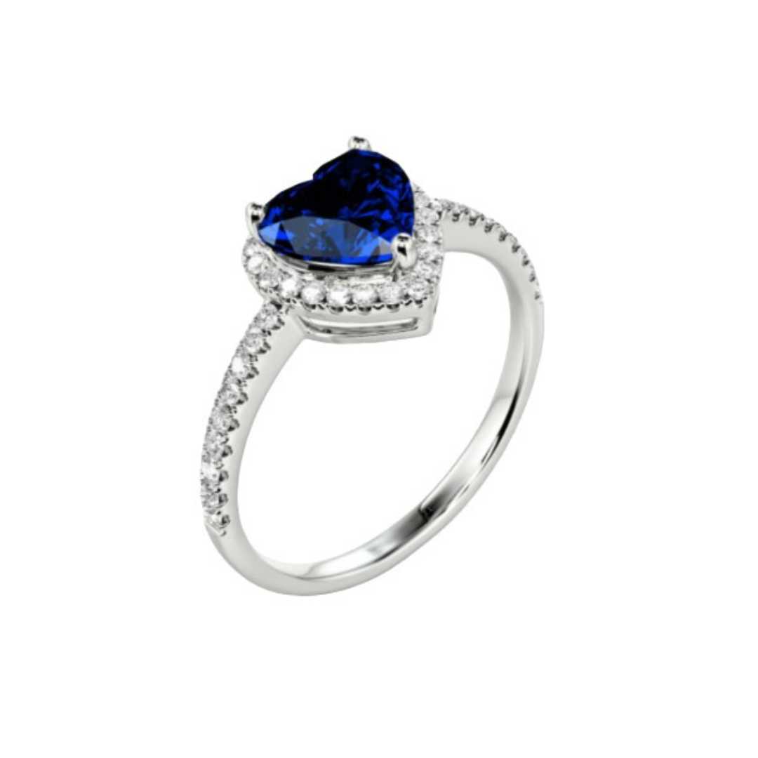 Lovers Loop Sapphire Ring